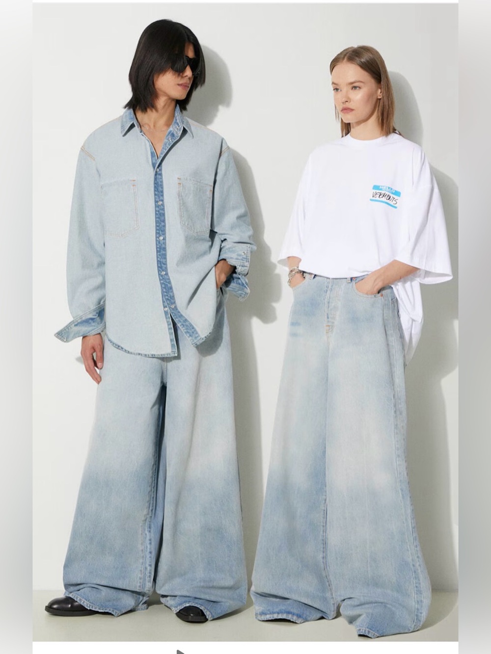 VETEMENTS Big Shape Denim Jeans 31 unisex